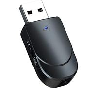 Adaptateur Bluetooth,Emetteur et Récepteur Bluetooth 5.0 pour Système Audio,avec Câble Audio Numérique 3,5 mm,pour TV/Haut-parleurs/Voiture/Voyage en Avion