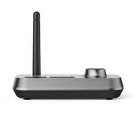 Hama Émetteur Recepteur Bluetooth Link.it Duo pour TV Stéréo Ecran Audio Video, Adaptateur Bluetooth Multipoint pour 2 Sources,