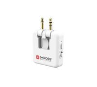 Skross Adaptateur audio sans fil pour écouteurs - TV, avion, PC, voiture, gym - 20h, portée 10m