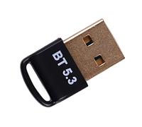 Adaptateur Bluetooth pour PC, Adaptateur USB Bluetooth 5.3, Transfert Rapide et sans Délai, Récepteur émetteur de clé Bluetooth pour 8.1 10 11 PC