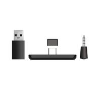 Adaptateur Bluetooth Sans Fil, Transmetteur De Fréquence Vocale, Récepteur De Casque, Avec Prise De Microphone 3.5mm, Pour Nintendo Switch, Ps4, Pc