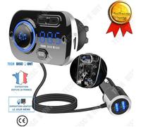 Adaptateur Bluetooth - TD® - Voiture - 12-24V - Bluetooth 5.0 - QC3.0