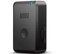 Adaptateur Bluetooth TV Audio Jack 3.5mm Batterie Rechargeable aptX LL Faible Latence - August MR250 - Émetteur Transmission Sans Fil - Jack 3.5mm / RCA pour Casque, Musique, TV, PC, Projecteur, Chain