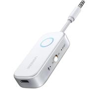 UGREEN Émetteur Jack Bluetooth 6.0 pour TV Transmetteur Récepteur 2 en 1 pour Voiture Prise Aux 3.5 mm Adaptateur Audio pour Casque Écouteur Avion Enceinte Haut-Parleur