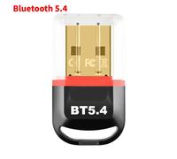 Adaptateur Bluetooth USB Bluetooth 5.4 5.3 pour PC Dongle Adaptador souris sans fil Keyborad récepteur Audio de musique transmetteur USB - Type BT 5.4 Red