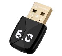 Adaptateur Bluetooth USB pour PC, Plug and Play, adaptateur Bluetooth 6.0 EDR&BLE Bluetooth 6.0 pour PC, ordinateur portable, bureau, clavier, souris, casque, haut-parleurs, imprimante, compatible
