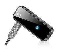 Adaptateur Bluetooth Voiture recepteur Bluetooth Jack emetteur Bluetooth,transmetteur Bluetooth Voiture avec Prise Jack Aux 3.5mm Accessoire Voiture Appel Mains Libres pour Haut-Parleur TV