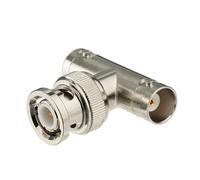 Adaptateur BNC 5pcs BNC mâle à 2 connecteur coaxial RF femelle BNC