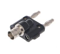 Adaptateur BNC Jack femelle vers fiche banane mâle à double empilage, connecteur RF