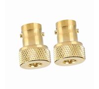 Adaptateur BNC vers SMA Stable 2 Pièces, Connecteur Résistant à la Corrosion pour Applications Radiofréquences, pour Appareils et Antennes LAN sans Fil, Cuivre Pur