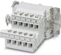 Adaptateur-bornier Contenu: 5 pc(s) Phoenix Contact HC-B 10-A-UT-PER-F 1648078