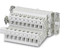 Adaptateur-bornier HC-B 16-A-UT-PER-F Phoenix Contact Contenu: 5 pc(s)