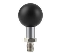 Adaptateur Boule 1 Pouce, Tige Filetée M8x1,25, Ram Mount Kugel pour Bras Double Base Taille B, Compatible avec RAM Mounts, Pour Support Téléphone Vélo et Moto, Boule Attelage