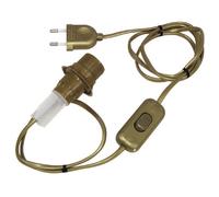 Adaptateur Bouteille E14 Tibelec, Plastique, Or 40 W or