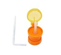 Adaptateur Bouteille Woedpez Paille Silicone Enfant et Adulte, Bec Bouteille D'eau Léger Pour Bébé, Orange