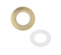 Adaptateur bouton double action 38 mm pour intégration avec ouverture standard pour chasse d'eau de réservoir de toilette de 48 mm et 58 mm (doré)
