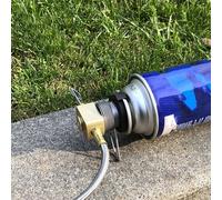 Adaptateur Butane Avec Support Stable, Adaptateur De Conversion De TêTe De Cartouche De Gaz, Type De Bouteille De Buse, Type De Vis D'entréE, Sortie De Valve Lindal