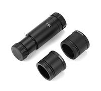 Adaptateur C-mount Microscope 0.5/30.5mm pour Lentille Oculaire Caméra CCD Noir