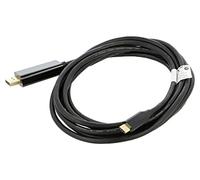 Adaptateur CA-CMDP-10CU-0030-BK DisplayPort 1.2, USB 3.2 plaqué or 3 mètres n...