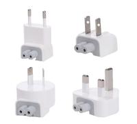 Adaptateur CA de Rechange Universel, 4 en 1 EU/US/UK/AU Kit de Prise Adaptateur Universel de Voyage pour iPhone iPod iPad Mac Chargeur Adaptateur