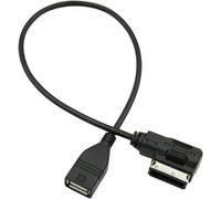 Adaptateur Cable Ami,Câble De Charge Usb Adaptateur De Câble Mp3,Interface De Musique Usb Ami Mmi Aux Adaptateur De Câble Mp3 Pour A3 S4 A5 S5 A6 S6 A7 Q5 Q7 R8
