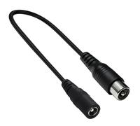 Adaptateur câble connecteur DC 5,5 x 2,5 mm femelle vers RCA 10 mm mâle