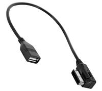Adaptateur Câble USB Interface Musique AMI MDI pour Audi A1 A3 A4 A5 A6 A8 Q5 Q7 TT VW Golf Passat Tiguan Audiocable Prise pour Système MMI Connexion pour Clé USB et Disque Dur pour Votre Voiture