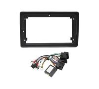 Adaptateur Cadre Tableau Bord Voiture 9 Pouces Décodeur Boîtier Canbus Montage Panneau Tableau Bord Radio pour A4 B7 S4 RS4 B6 2002-2008(Frame Cable)
