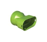 Adaptateur Caisson - ATLANTIC - 60x130 - Épaisseur 130 mm - Réseaux VMC pavillon - Conduits rigides pavillon