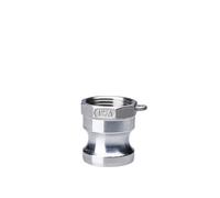 Adaptateur Camlock for arroseur de jardin en acier inoxydable 304 - Déconnexion rapide for pompes à tuyau | Raccord cannelé 1/2", 3/4", 1"(A,1")