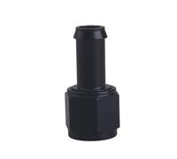 Adaptateur cannelé AN6 femelle vers 0,6 cm - Raccord droit pivotant en aluminium pour conduites de carburant, d'huile et de liquide de refroidissement (6AN à 5/16)