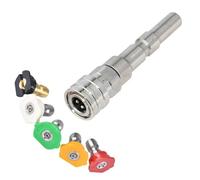 Adaptateur canon à mousse 6,35 mm Connexion rapide avec buses pour nettoyeur de voiture haute pression Nilfisk KEW Outil convertisseur outil de transfert de liquide