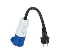 Protec - Adaptateur Caravane mâle 2P+T vers Femelle CEE 17