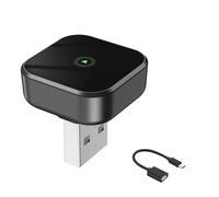 Adaptateur carplay 2 - en - 1 file vers sans fil et câble de transfert Android auto type - C / USB avec connectivité mobile wifi et Bluetooth Adaptateur carplay noir et câble de transfert type - C