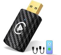 Adaptateur CarPlay et An oid Auto Sans Fil SMT-AC01 - Conversion en Bluetooth pour Véhicules Compatibles - Supporte iOS 10+ et An oid 11+ - USB-C/A 5Ghz - JACK DANIELS
