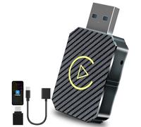 Adaptateur CarPlay et Android Auto sans Fil, 2 en 1 Wireless Adapter USB C/A Plug and Play pour Voitures Équipées de CarPlay & AA