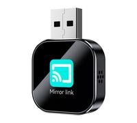 Adaptateur CarPlay Mirror Link Android Auto 2 en 1, 5.0, Filaire Vers USB, Plug And , Noir