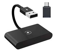 Adaptateur CarPlay pour iPhone Adaptateur Wireless, Convertissez CarPlay Filaire en CarPlay sans Fil 5GHz WiFi Auto-Connect pour iPhone iOS 10+ pour Auto Année 2017 à 2023