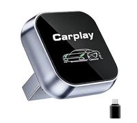 Adaptateur CarPlay sans Fil 2 en 1 2026, Convertit Le CarPlay Filaire en sans Fil sans Délai, pour Apple iPhone + Android Auto, Plug & Play, Chipset Realtek 8730E, Ports USB-A/Type-C -CT101