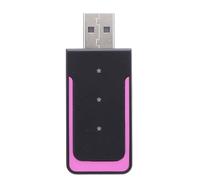Adaptateur Carplay sans Fil 2 en 1, Adaptateur Carplay Magic Link avec Commutation en Un Dongle Carplay Plug and Play pour Android Auto (Purple)