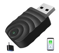 Adaptateur CarPlay sans Fil 2 en 1 pour iPhone et Android Auto - Plug & Play, Connexion Rapide, Compatible avec Voitures à partir de 2016, Dongle Apple CarPlay iOS (Port USB-A)