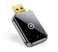 Adaptateur Carplay sans fil 2025 pour iPhone - Convertit l'adaptateur carplay filaire vers sans fil - Mini Plug & Play Carplay pour voitures de 2017 et pour iPhone iOS 10+, USB et Type-C