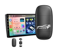 Adaptateur Carplay sans fil, 2025 Upgrade Clé Dongle Convertir Filaire en sans Fil for iPhone,2.4+5,8GHz WiFi USB C/A,Wireless Control Plug & Play Carplay for Cars from 2017 & for Apple iPhone iOS 10+