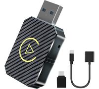 Adaptateur Carplay Sans Fil, Adaptateur Carplay Connecté Bluetooth, Boîte 2 En 1 Pour Carplay Sans Fil Et Android Auto Pour Iphone Et Android (Noir)[Z3050]