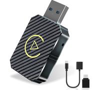 Adaptateur Carplay Sans Fil,App-Le Carplay 2 En 1 Clé Smt-Ac01 Convertit Carplay Filaire En Sans Fil Pour Les Voitures Avec Aa&Carplay,Mini&Stable,Noir