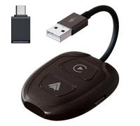 Adaptateur Carplay Sans Fil Et Android Auto,2 En 1 Pour Filaire,Voitures Android Auto,Convertir Filaire En Sans Fil - Type 2 In 1 Brown