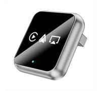 Adaptateur CarPlay sans fil intelligent avec IA, compatible AirPlay et Android Auto, avec dongle USB 3 en 1 pour une conversion filaire vers sans fil.