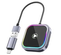 Adaptateur CarPlay sans Fil pour Acura TLX Standard Standard Technology A-Spec Advance Type S, Convertir Carplay Filaire en san Fil, Plug & Play Dongle de Voiture 2 en 1