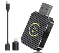 Adaptateur CarPlay sans Fil pour Apple iPhone, Adaptateur sans Fil carplay avec câble d'extension USB & USB-C/Type-C, Compatible avec Les Voitures à partir de 2016 et Phone iOS 10+