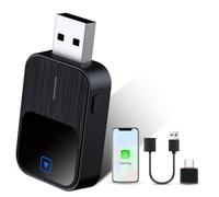 Adaptateur CarPlay sans Fil pour Apple iPhone, Adaptateur sans Fil Carplay, Convertit câblé en sans Fil, Compatibile Con iOS 10+ Android 11+
